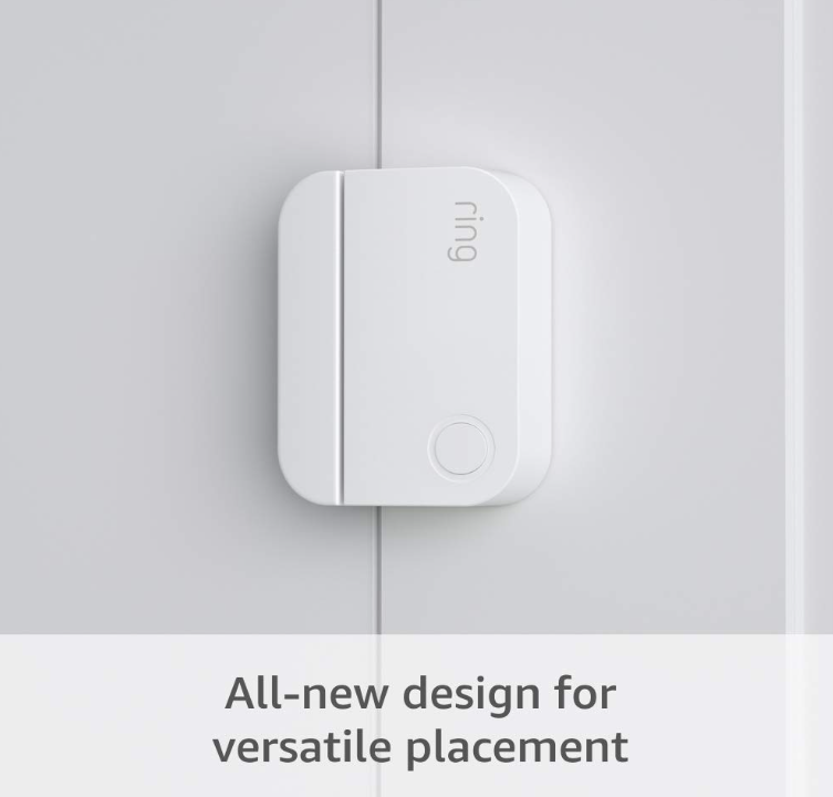 Ring Alarm Contact Sensor - 2nd Gen | Instant Window & Door Alerts | Approximately 3-Year Battery Life | Slim Design Fits Any Frame | Easy Installation | Base Station Required
